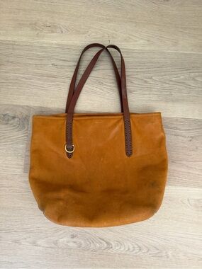 Fount Classic Tan Leather Tote bag